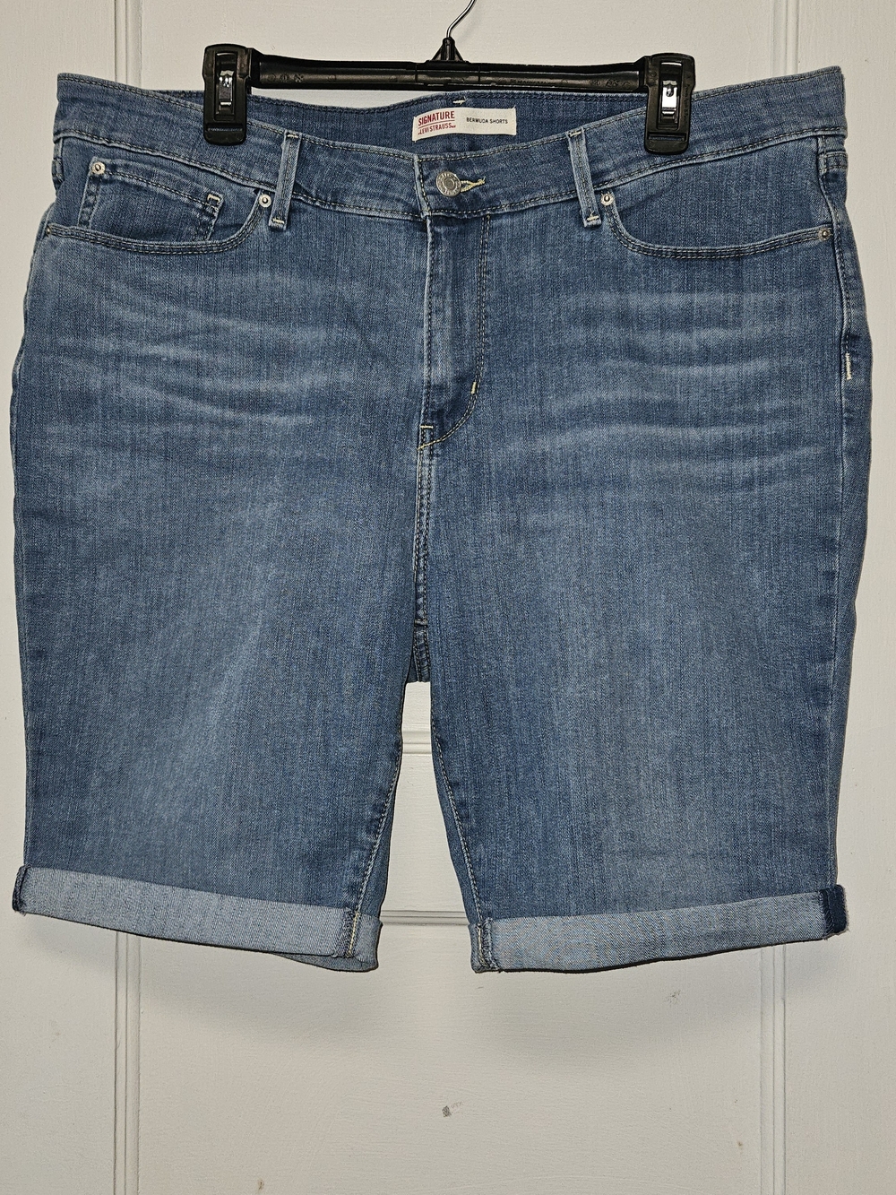Levi's Light Blue Denim Jean Shorts Womens 18